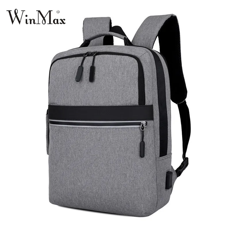 

Winmax New USB Charge Mutifuction Laptop Backpack Men Women Business Hand Bag Mochila Leisure College Travel backpack Anti thief