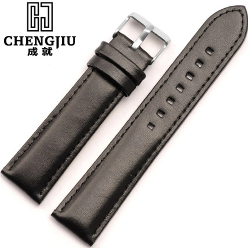 Genuine Leather Watchband For Daniel Wellington Armani Heberlin Watches Strap Mens Clafskin Women Montre | Наручные часы