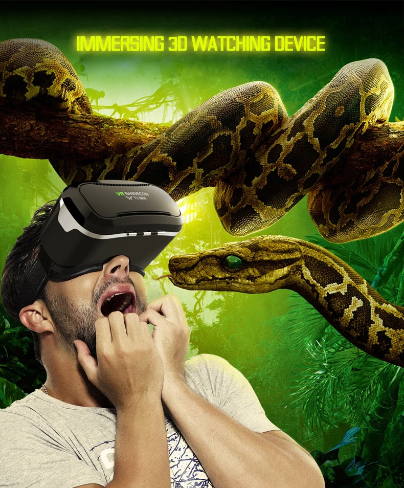 Новинка,, VR Shinecon II 2,0, шлем, картон, виртуальная реальность, 3D очки, мобильный телефон, видео фильм, для смартфона с геймпадом