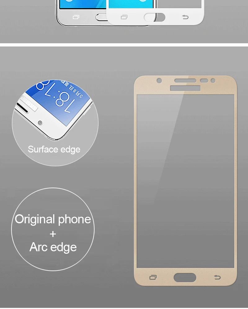 TOMKAS 5D Curved Edge Glass For Samsung Galaxy J7 J5 J3 Pro 2017 Screen Protector For Samsung J5 J7 Prime A3 A5 A7 2017 Glass