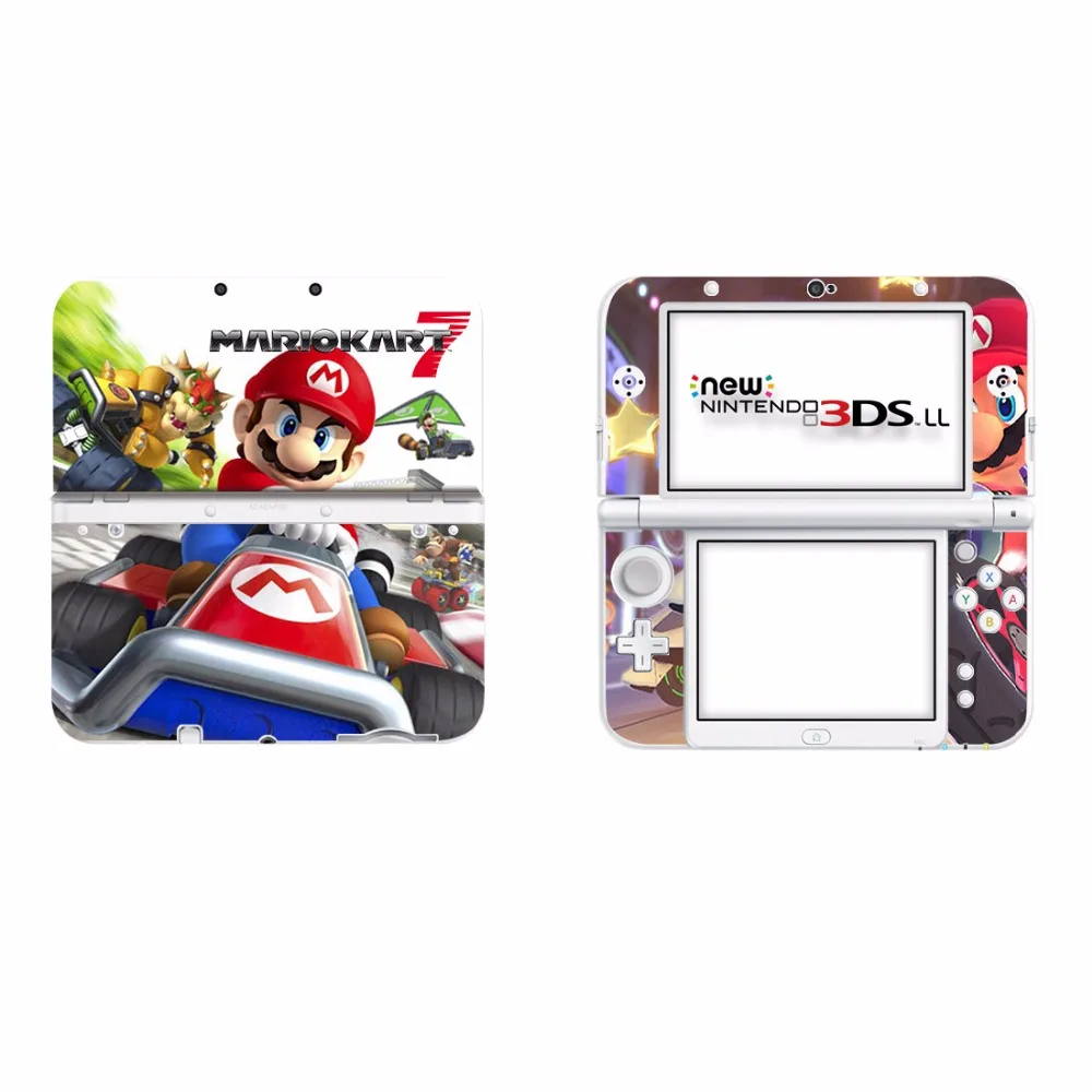 Виниловая наклейка на обложку Super Mario для NEW 3DS XL, защитная пленка s для NEW 3DS LL