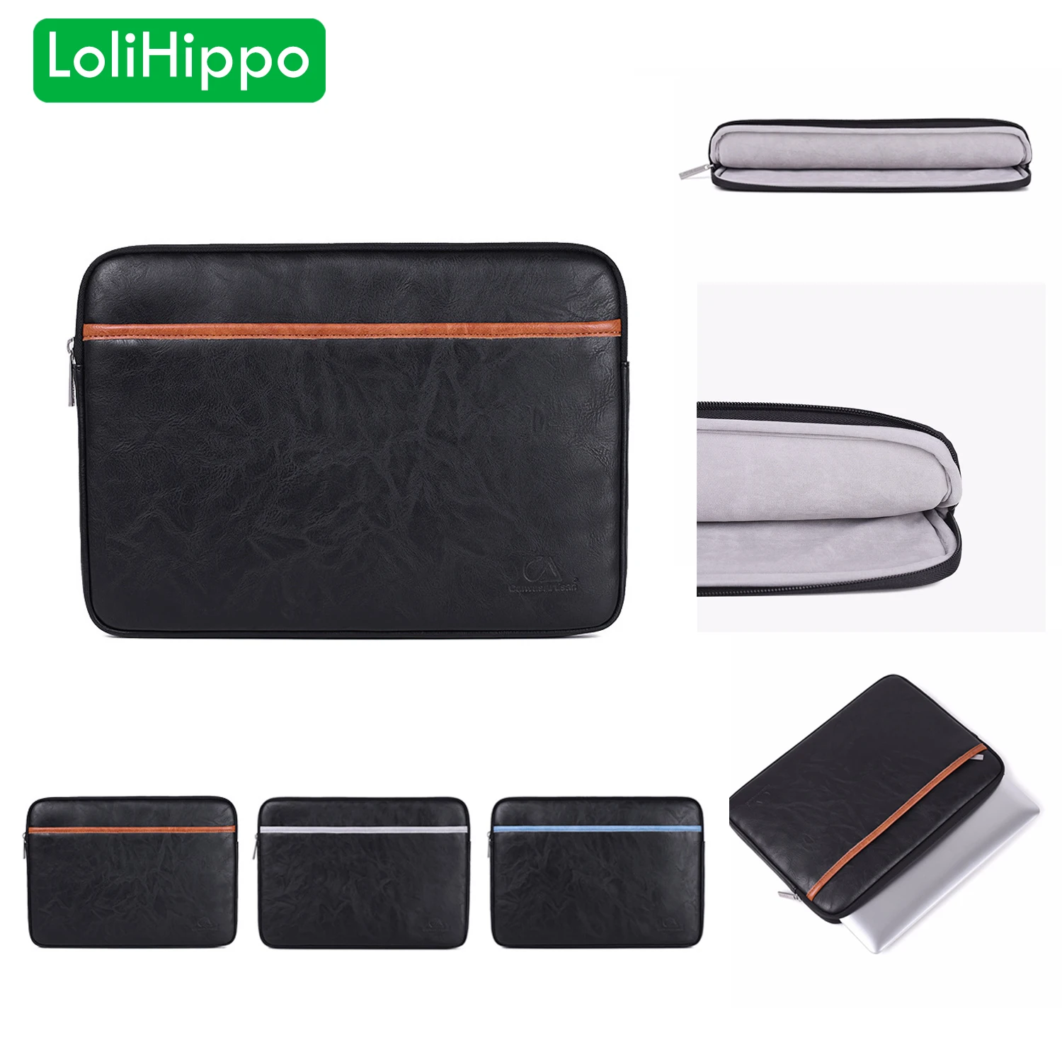 LoliHippo PU Leather Bag for font b Apple b font font b Macbook b font Air