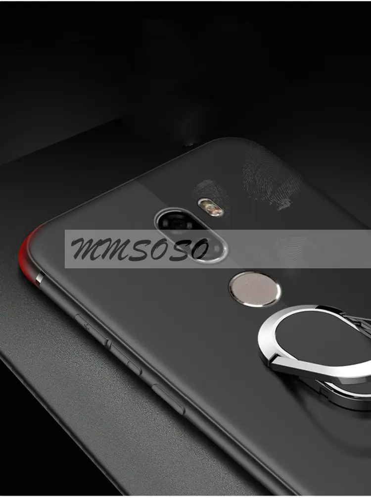 Мягкий чехол для Xiaomi Mi 5 Mi5s Plus Doogee BL700 матовый защитный на палец кольцо магнит 5s