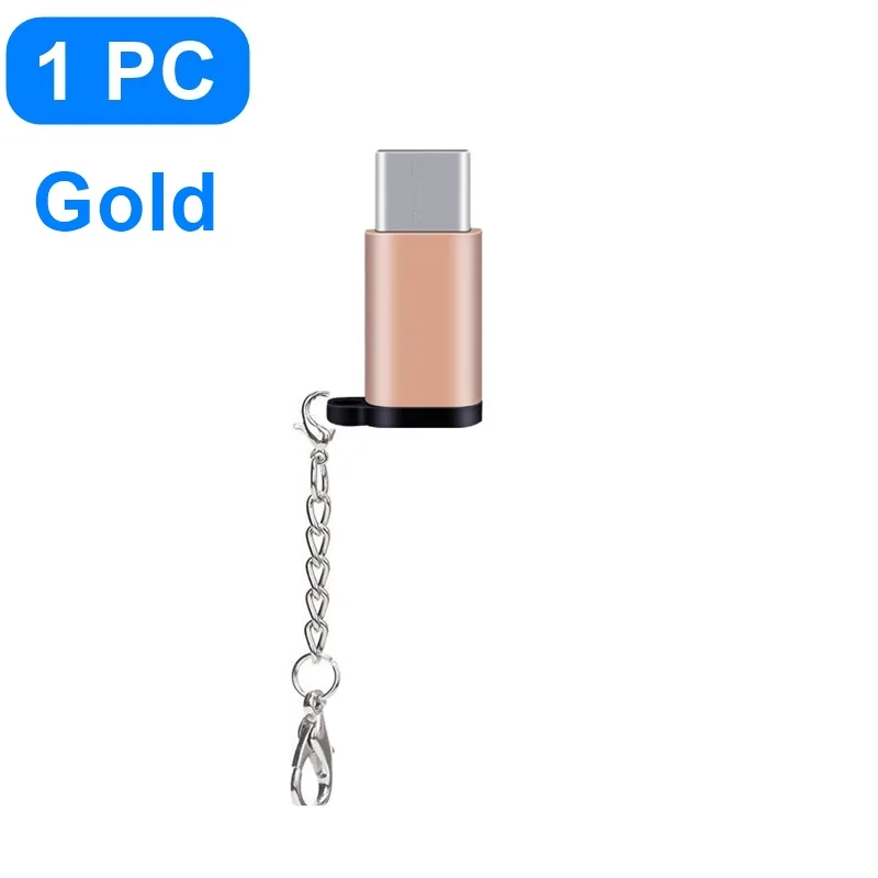 Tongdaytech Otg usb type C адаптер для huawei mate 30 P20 type-c USB C к Micro USB адаптер Usb Tipo c для samsung S10 S9 S8 - Цвет: 1PC
