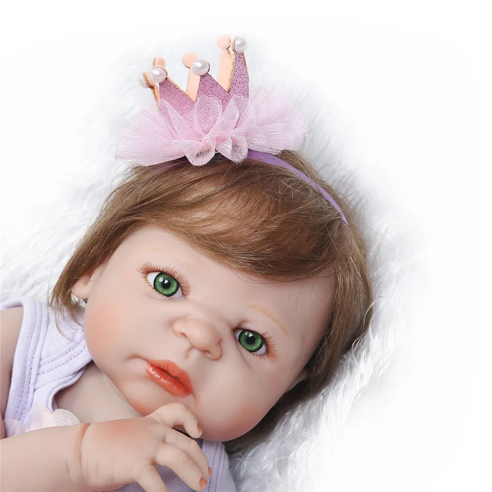 

NPK reborn dolls girl toys 23" full body silicone reborn baby dolls for children gift educational toys bebe alive reborn boneca