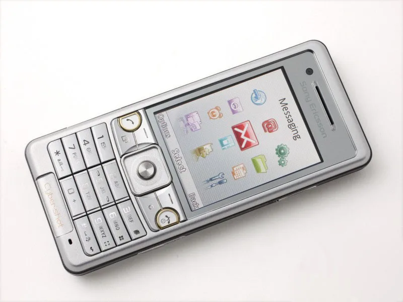 Мобильный телефон sony Ericsson C510 3.15MP Bluetooth FM разблокированный 3g сотовый телефон