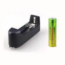 MUQGEW 1x3,7 V 18650 5000 mAh литий-ионная аккумуляторная батарея+ зарядное устройство для фонарика