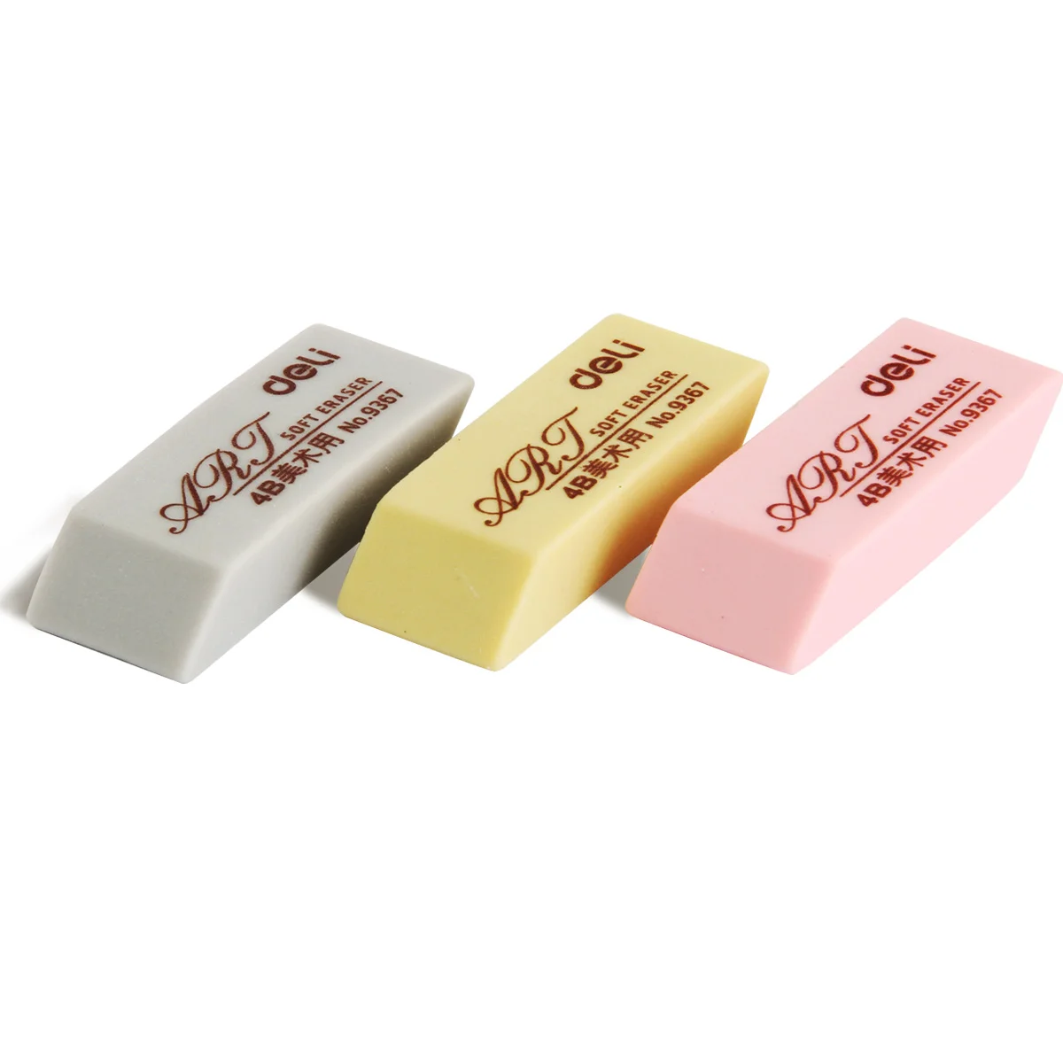 

3pcs of Set Kawaii Cute Eraser Pencil Erasers for Kids Mini Rubber Stationary School & Office Supplies Stationery for Students