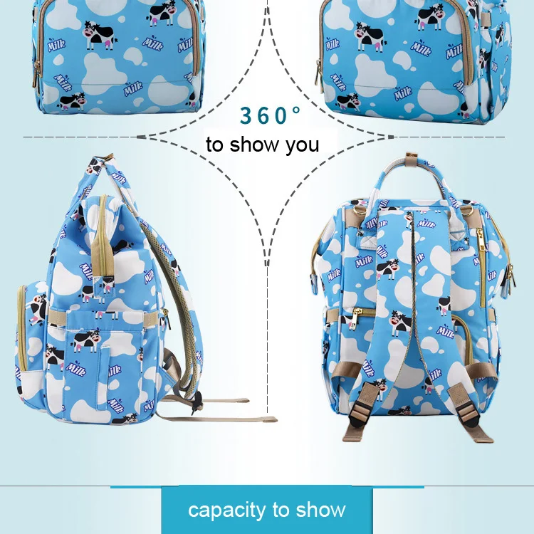 Pofunuo обновление Usb детские пеленки мешок водонепроницаемый подгузник мешок Мумия Материнство путешествия рюкзак кормящих большой емкости для ухода за ребенком