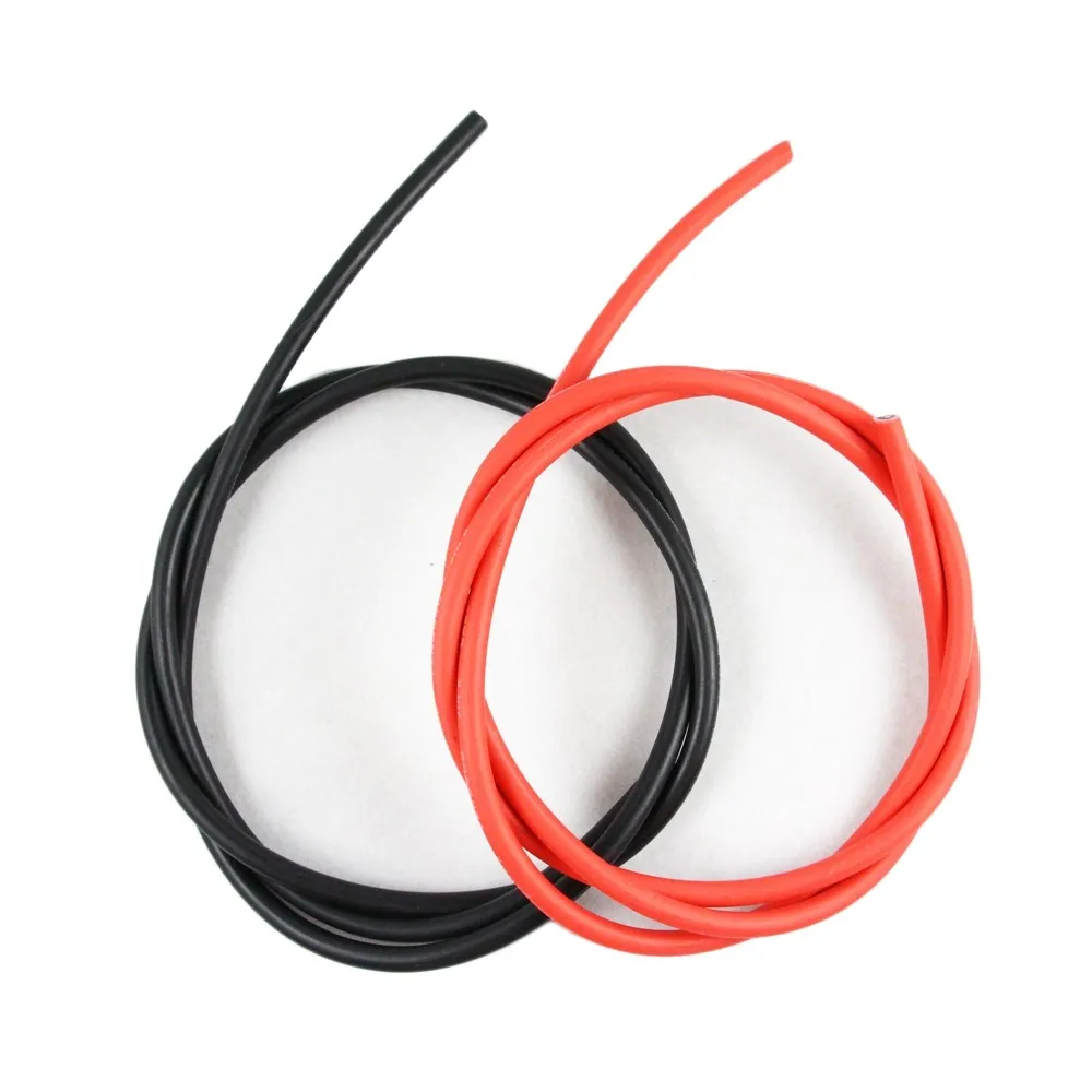 20 м/лот 6 мм2 солнечный PV кабель 10 м черный и 10 м красный Солнечный провод класс 5 Луженая Медь проводник луженая медь провод Высокое качество