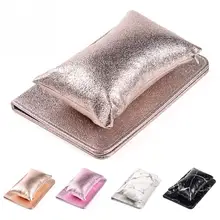 Профессиональный держатель для подушки из искусственной кожи мраморного цвета, мягкая губка для рук, подушка для ногтей с сердечком, маникюрное искусство, красота