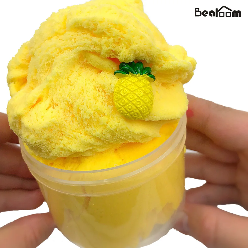 

Bearoom Slime Popular Toys For Children Modeling Clay Fluffy Polymer Clay Yellow Learning Education Toy Soft DIY Plasticine