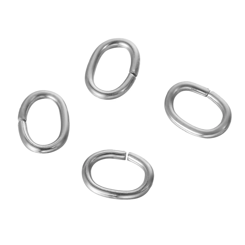 

100-500PCs Stainless Steel Open Jump Rings Spilt Ring 9mm Dia. For Jewelry Making DIY Hand Made Craft Jewelry Accessories