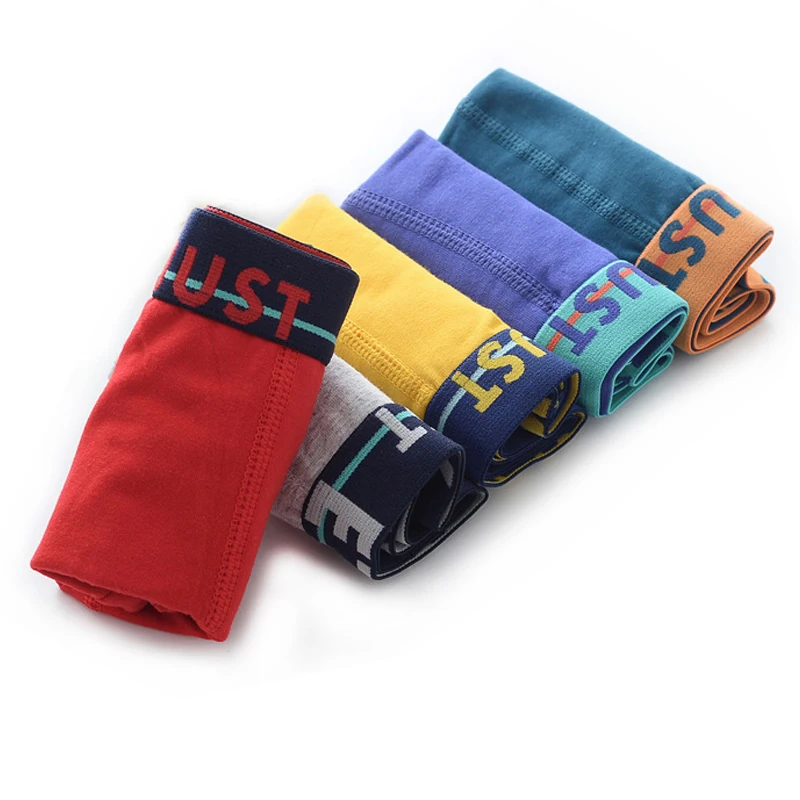 Boy Underwear Panties Shorts Boxer Funny Teenage Soft-Cotton Kids Children Striped 