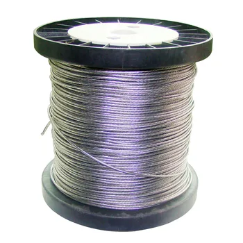 

Stranded aluminium alloy wire 2.0 mm diameter, 250 meters per roll for electric fence