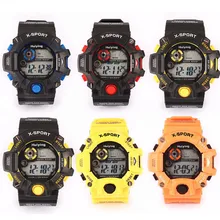 Новинка, спортивные часы Horloge Dames, светодиодный, военные, силиконовые, водонепроницаемые, 3 бар, Relojes Hombre, цифровые, синие, серые, оранжевые, красные, желтые