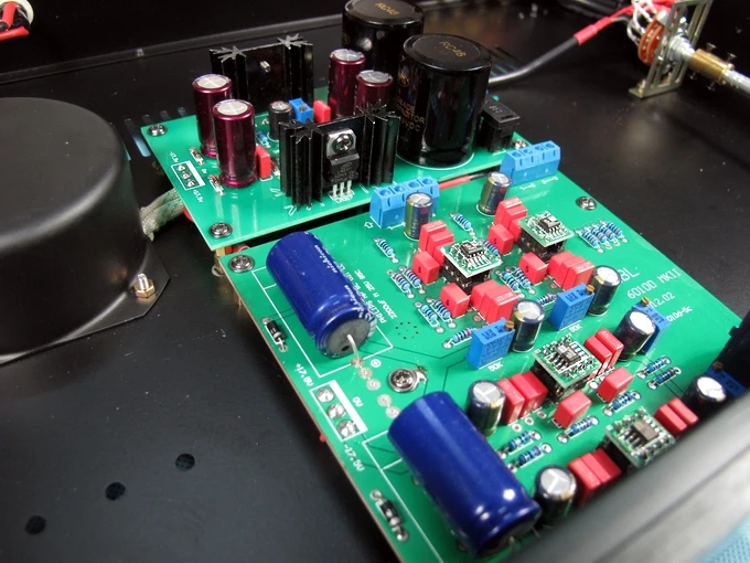 Готовый YS Audio имитация MBL6010D Предварительный усилитель с 4 входами RCA|Усилители