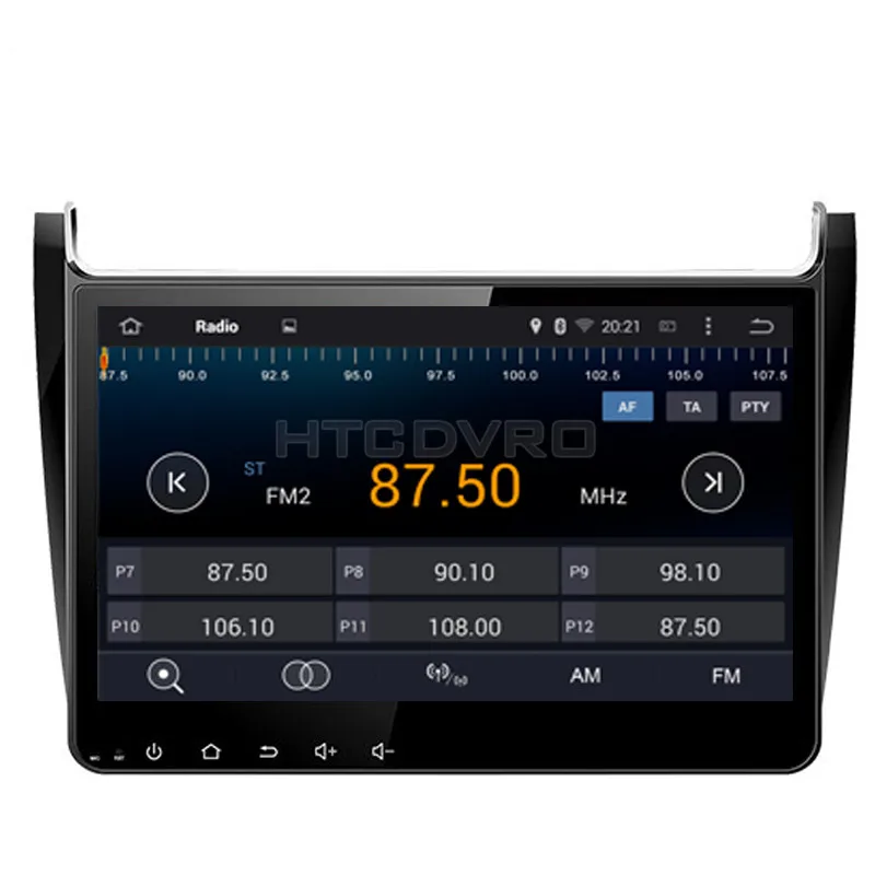 Sale YMODVHT 10.1inch Octa Core 4GB+32GB Android 9.0 Car DVD Player for VW POLO 2014- Radio Stereo GPS Navigation 4