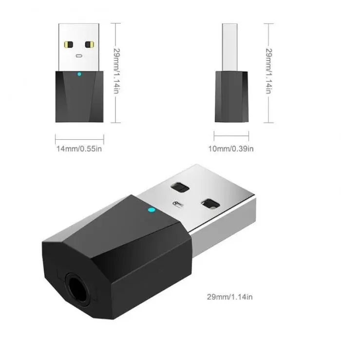 USB Bluetooth 4,2 стерео аудио передатчик адаптер для ТВ ПК динамик наушники QJY99