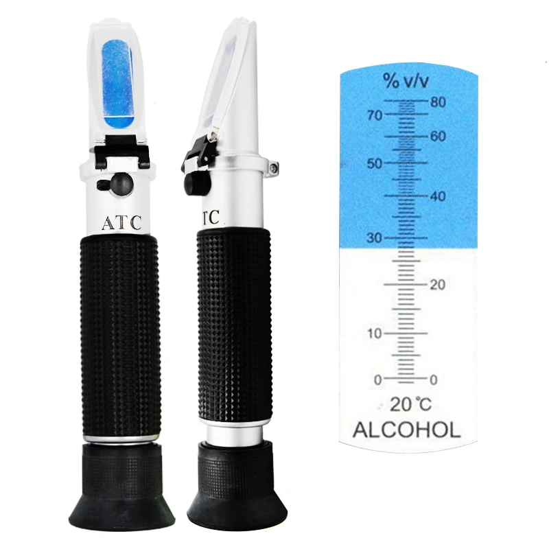 Portable Handheld Refractometer Design for Alcohol Liquor Content