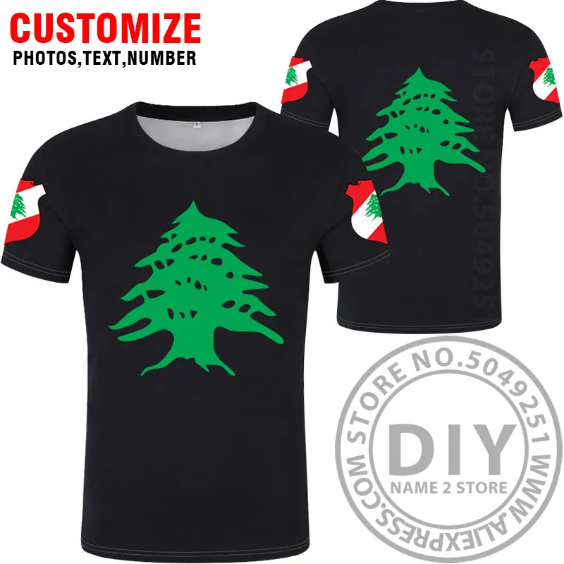 LEBANON t shirt diy пользовательская именная футболка lbn nation flag lb arabic arab lebanan Страна Печать фото одежда - Цвет: Style 10