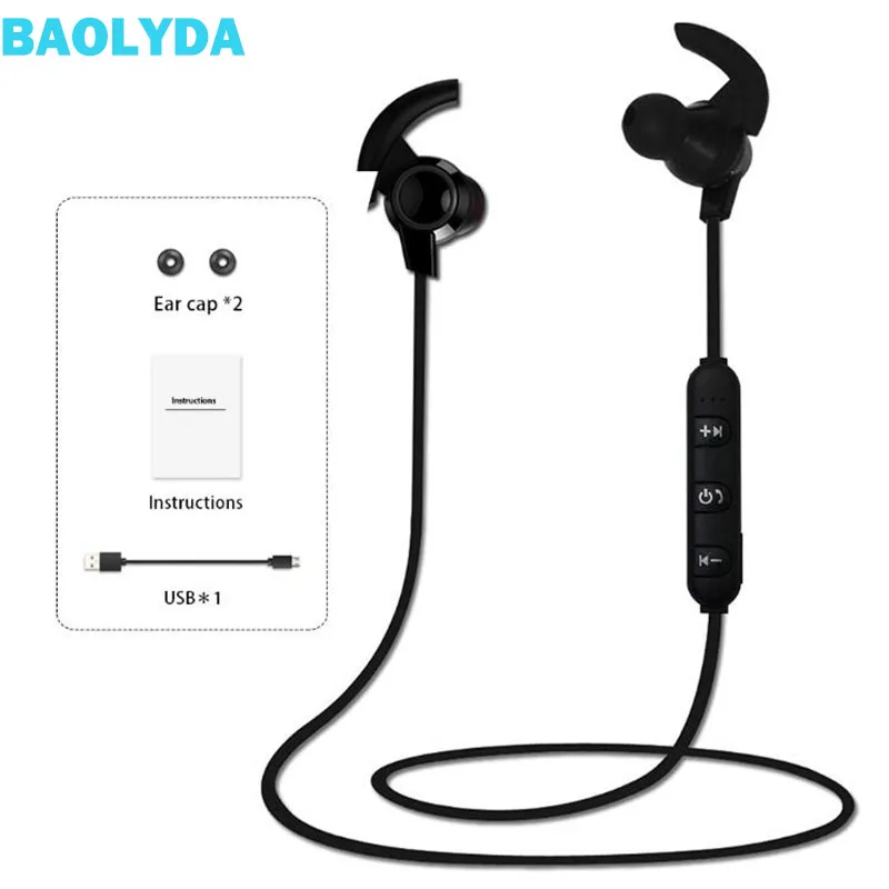 

Baolyda Wireless Blutooth Headphone Sport Wirless Earphone Active Noise Cancelling Headphone Neckband Sweatproof Earphone Stereo
