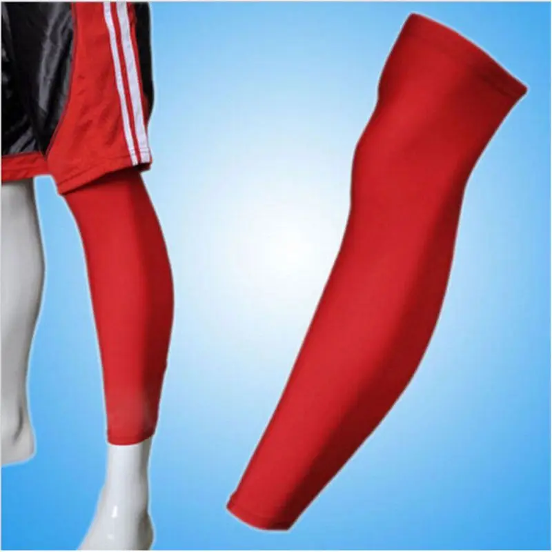 1 pc Cooling Sports Cover Leg Knee Protector Basketball Football Crashproof/Anti-Slip/Ice Touch Close-Fitting Outdoor