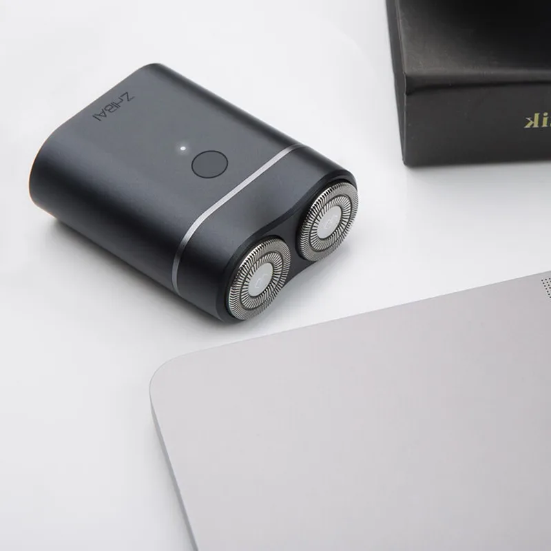 Najtaniej Oryginalny Xiaomi Zhibai golarka elektryczna wodoodporna Mini USB akumulator na mokro i na sucho golarka męska broda wykończenia twarzy ścinanie włosów