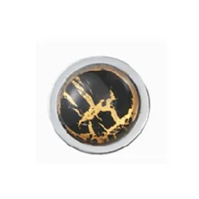 12Pcs Millefiori Color Vaidurya Glass Cabinet Drawer Door Knobs and Wardrobe Pull(Diameter:17mm)
