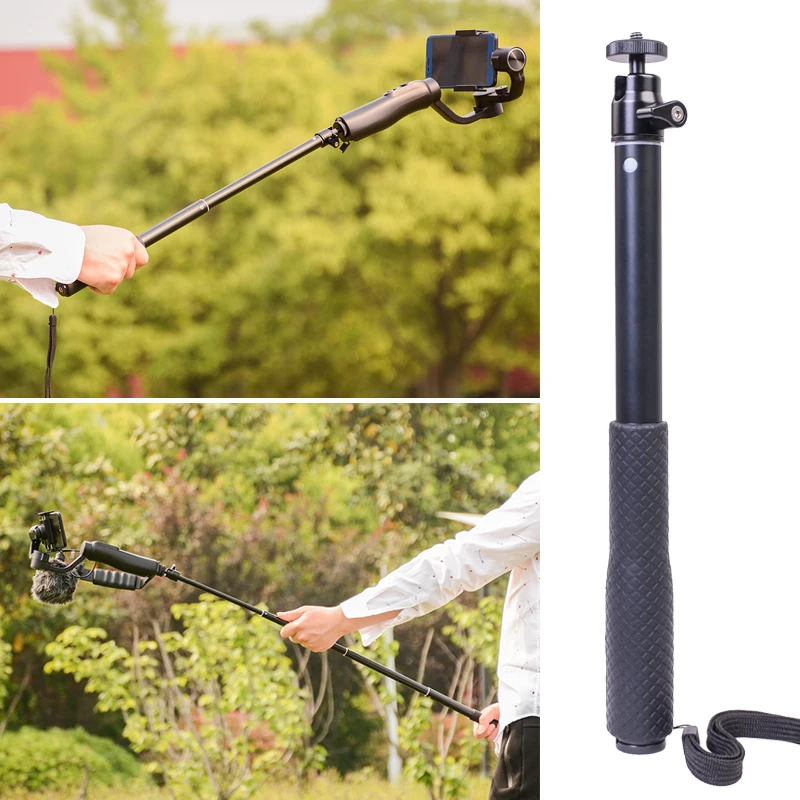 Action camera Extension Bar Telescopic Rod Monopod Stick for Zhiyun Z1