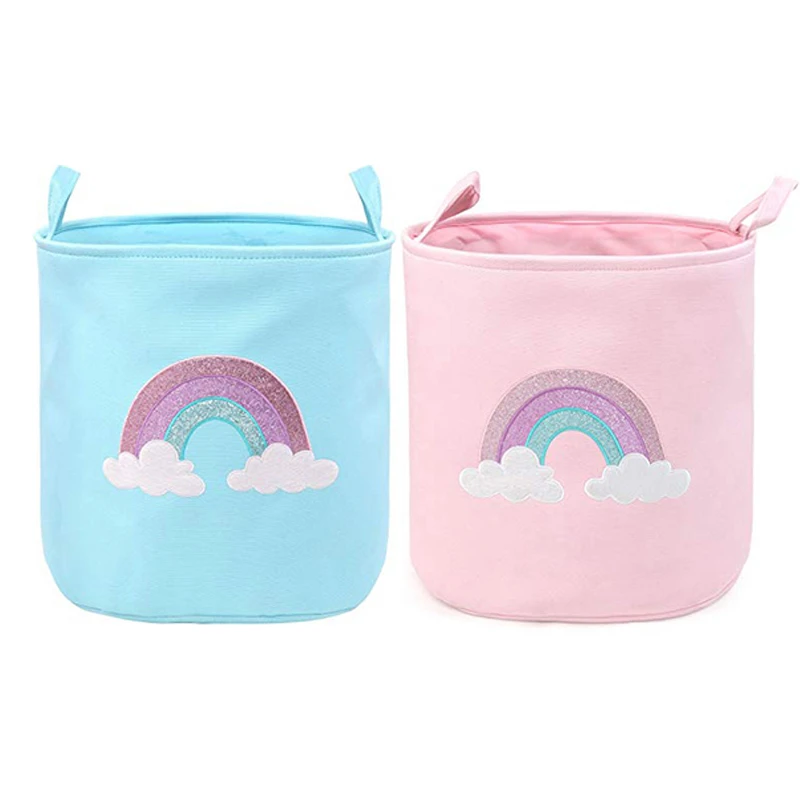 Shine Like a Star Pink Bedroom Toys Storage Bin NCS Kids Design Pop Up Laundry Hamper Basket Bathroom