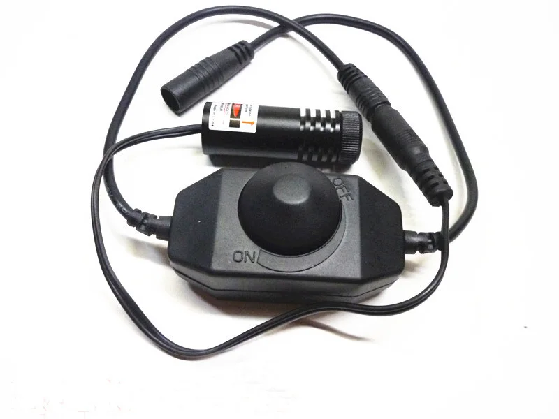 

0~100mW adjustable power & focusable 650nm red laser diode module (Line),  diameter 18x length 53mm, add line controller swtich