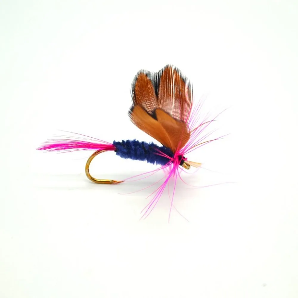 Fishing Flies Dry Fly Tackle Lures Butterfly Barb Single Hooks Set Lead Jig Head Hook Outdoor Fishhook Tackle