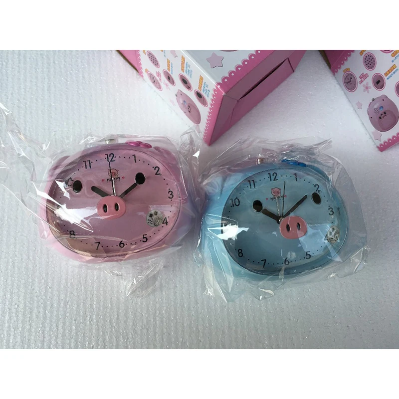 Ночник Reloj часы для детей спящий мультфильм будильник игольчатый динамик свинья