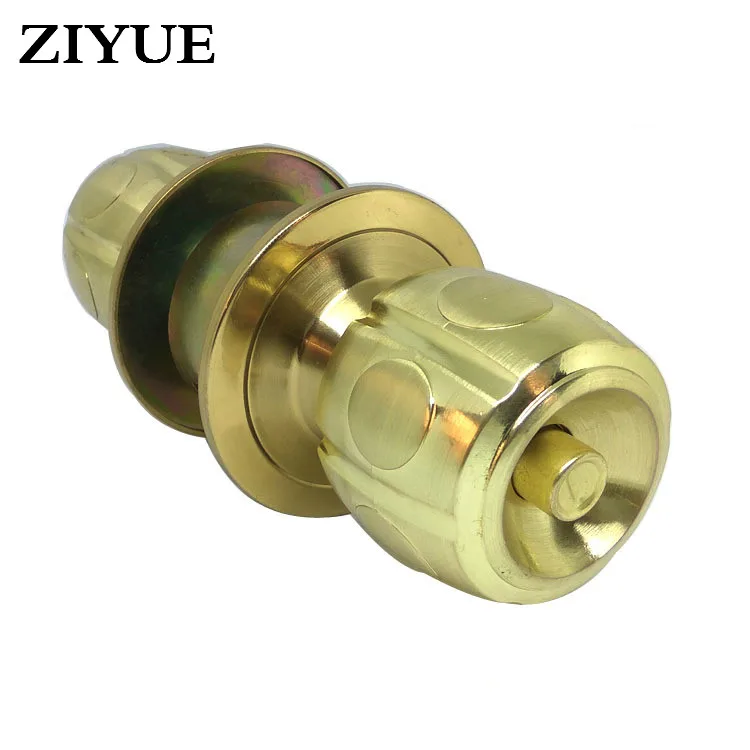 Free Shipping Gold Zinc Alloy Ball Lock Chamber Wood Door Lock Copper Lock Core Spherical Lock