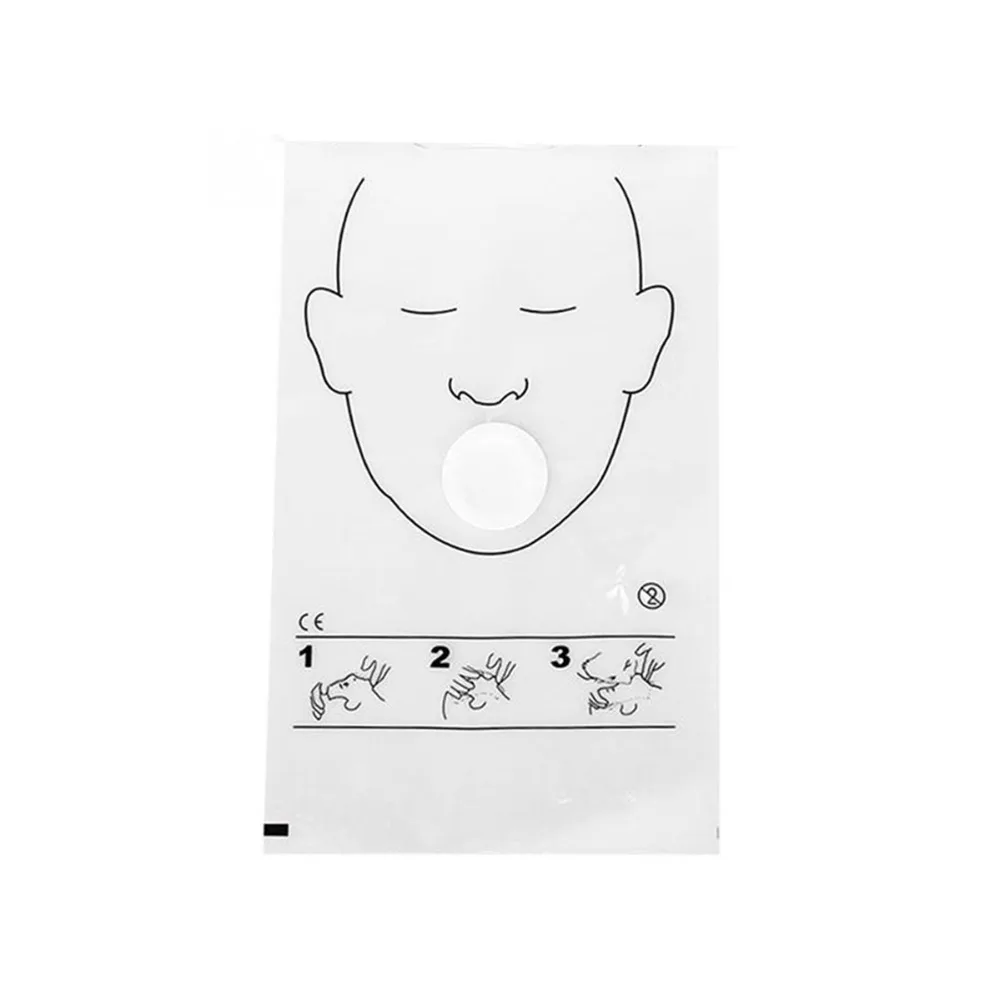 15 Rolls CPR Resuscitator Mask CPR Face Shield Roll Disposable For CPR Training Fist Aid Rescue 5