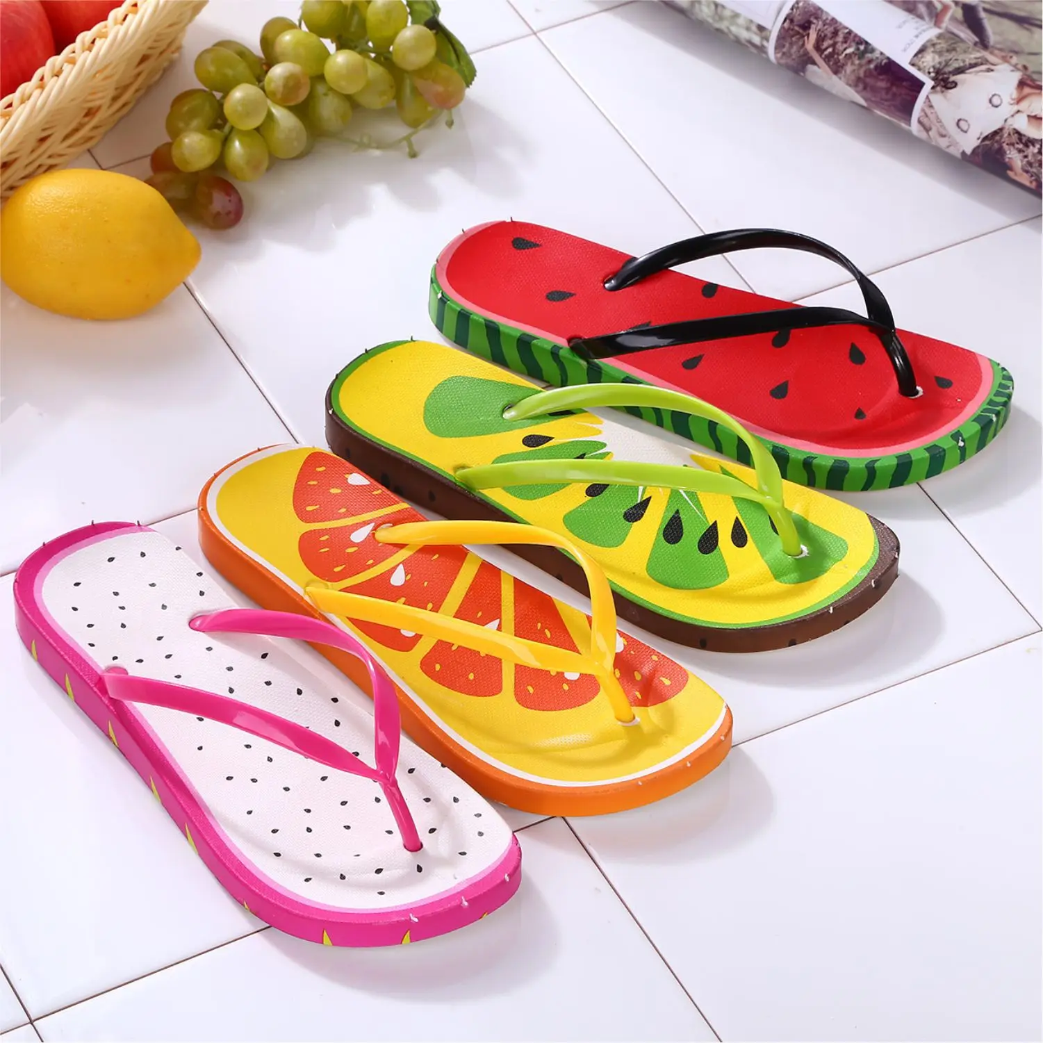 

Free Shipping ! Fashion 2017 New Summer Women Sandals Casual Flip Flops Ladies Sandals Beach Shoes Candy Colors Soft Sandals