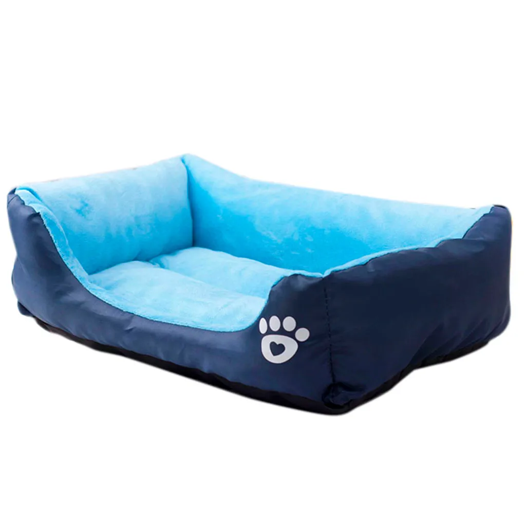 Кровать Кошка Собака Щенок подушки дом мягкая теплая собачья Конура коврик Одеяло