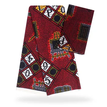 

Latest Satin Fabric soft Silk Ankara Print Style Fashion New African Lace Chiffon textile for Sewing dress 4yard+2yard YXS-26