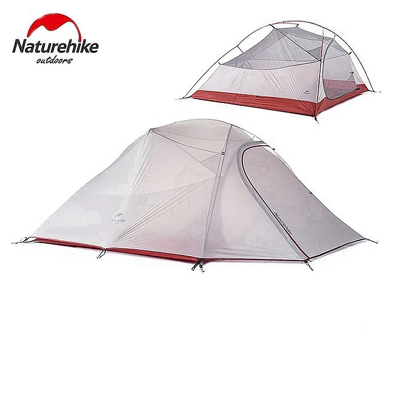 Палатка NatureHike Cloud Up на 3 человек туристическая Ультралегкая для всей семьи|lightweight