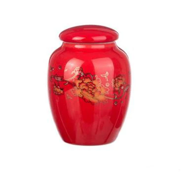 

hot sale jingdezhen porcelain mini zhenshanxiaozhong black tea tins oolong or puer tea storage cans 4 colors