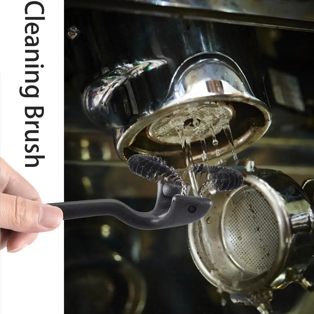 Полуавтоматическая Чистящая Щетка для машины для кофе съемная щетка с полиамидной щетиной очиститель анти-скальдинг дизайн прочный