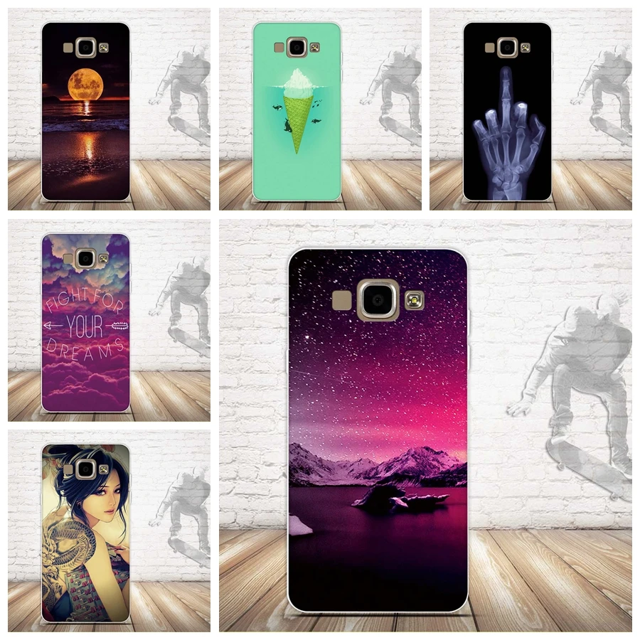 For Samsung Galaxy A5 2015 Case Painting Soft Silicon Back Cover Case for Samsung Galaxy A5