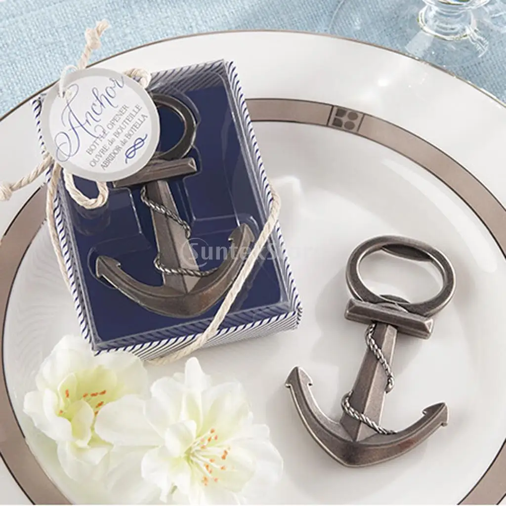 

New Arrivals 2015 Anchor Bottle Opener for Wedding Beach Themed Nautical Bridal Sea Party Free Shipping