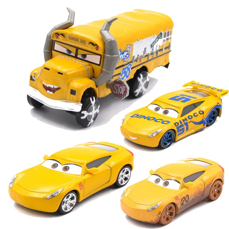 Disney Pixar Cars 3 Lightning McQueen Cruz Uncle Truck все Мультяшные фигурки модель Jackson 1:55 игрушки