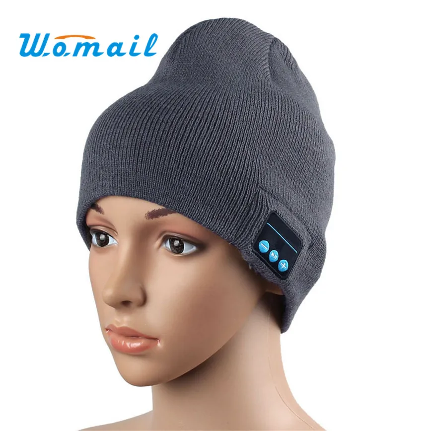 

Shocking Show 1PC Warm Hat Wireless Bluetooth Smart Cap Headset Headphone Speaker Mic