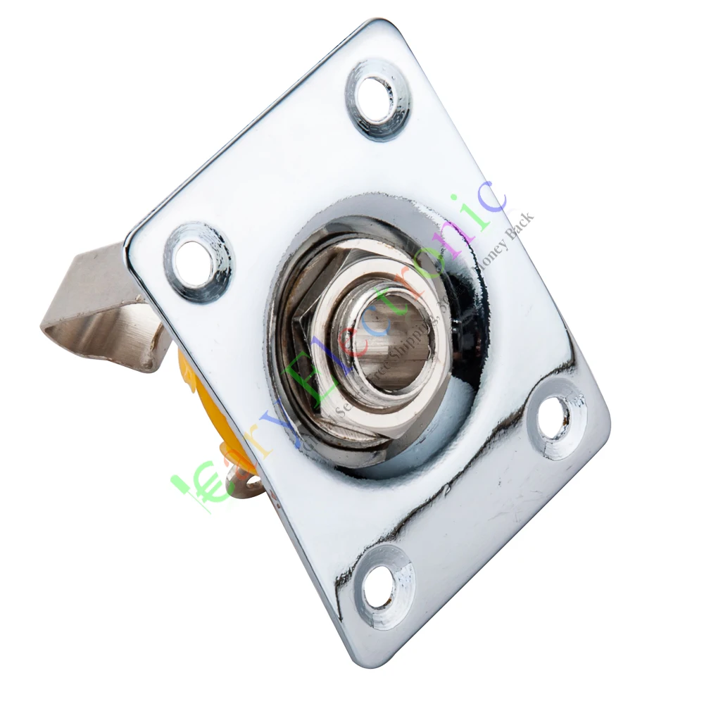 

Оптом и в розницу 20 шт. Серебряная квадратная розетка для электрогитары LP Tele Style Бесплатная доставка