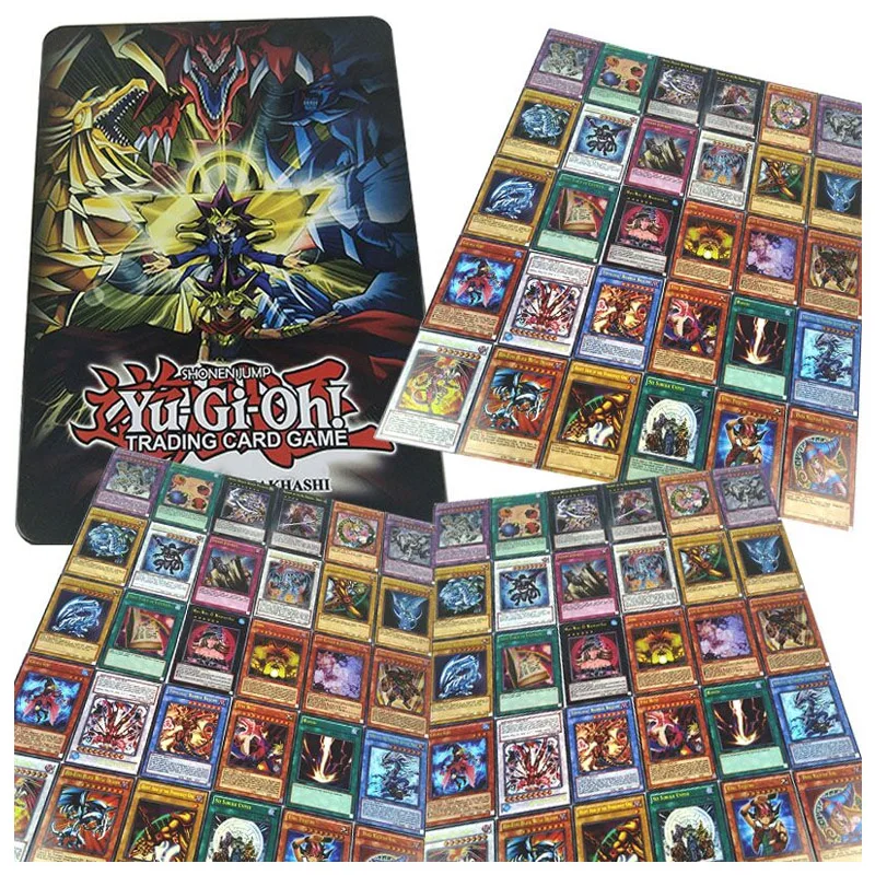 60 шт. Yugioh Редкие флэш-карты Yu Gi Oh игровые бумажные карты детские игрушки девочка мальчик коллекция Yu-Gi-Oh карты Рождественский подарок с коробкой