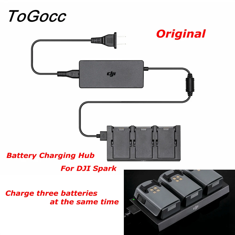 Original DJI Spark Battery Charger Charging Hub Drone Part 7 Black For Intelligent Flight Battery Accessories цена Original DJI Spark Battery Charger Charging Hub Drone Part 7 Black For Intelligent Flight Battery Accessories цены онлайн