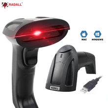 Handheld Low Price Laser Barcode Scanner Wired 1D USB Cable Bar Code Reader for POS System Supermarket -RD-2013